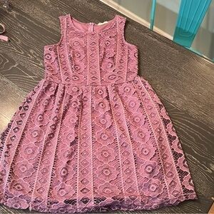 Altar’d state purple lace dress-size medium